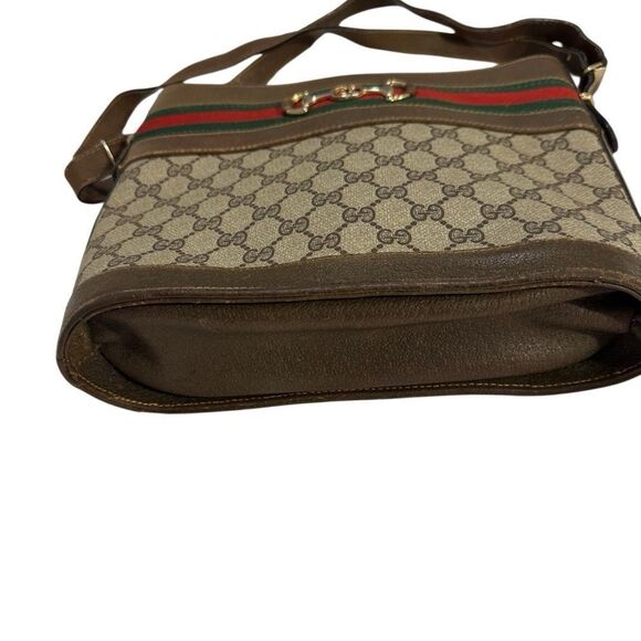 Gucci Secchiello Monogramma GG Vintage horsebit Ophidia Shoulder bag - Picture 4 of 12